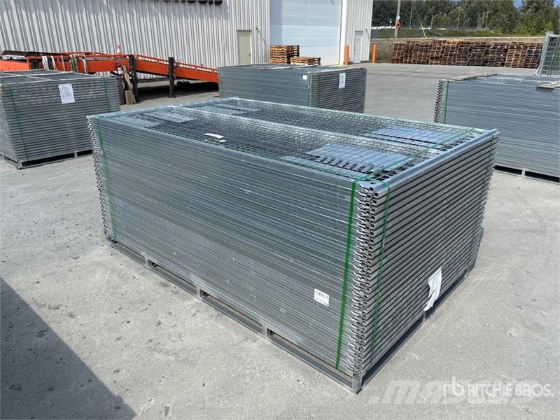 Quantity of (55) 9 ft 6 in x 6 ft Galvanized Premi Drugi deli