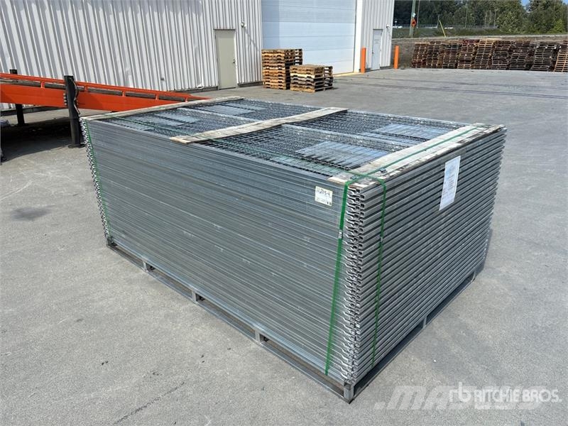 Quantity of (55) 9 ft 6 in x 6 ft Galvanized Premi Drugi deli