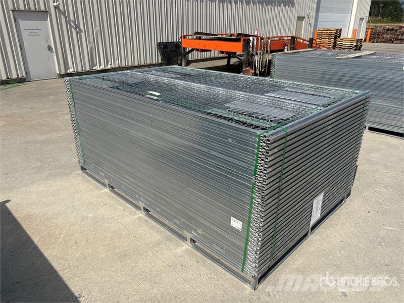 Quantity of (55) 9 ft 6 in x 6 ft Galvanized Premi Ďalšie komponenty
