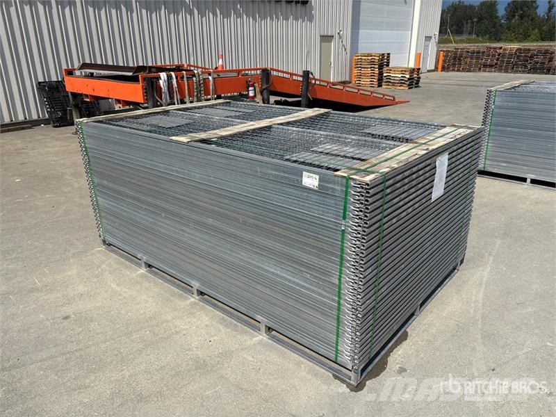  Quantity of (55) 9 ft 6 in x 6 ft Galvanized Premi Drugi deli
