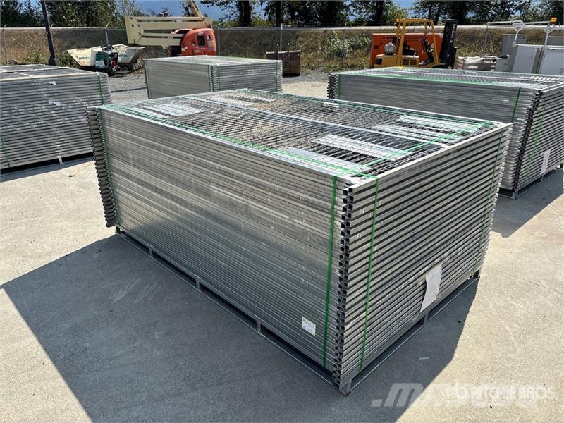 Quantity of (55) 9 ft 6 in x 6 ft Galvanized Premi Ďalšie komponenty