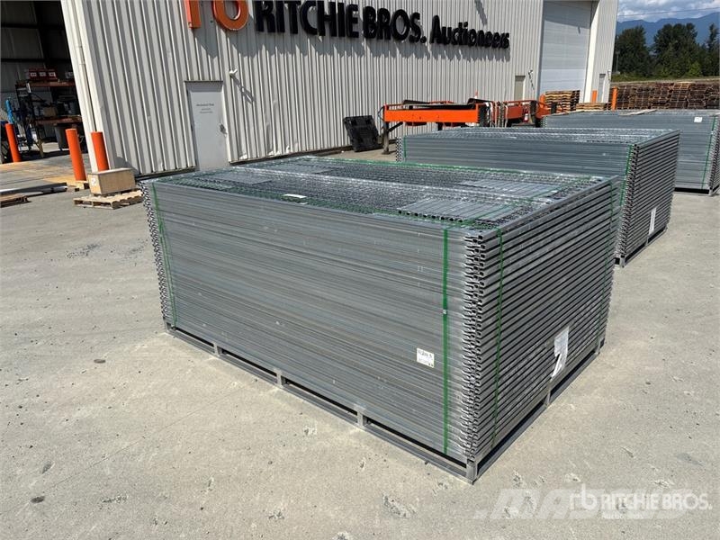 Quantity of (55) 9 ft 6 in x 6 ft Galvanized Premi Ďalšie komponenty