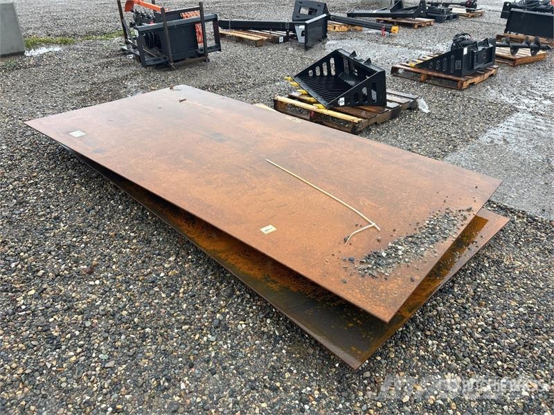 Quantity of 59 in x 118 in (0.43 in Thick) Steel P مكونات أخرى