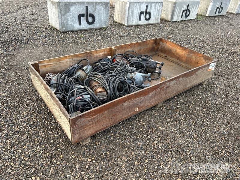  Quantity of (6) 2 in pumps مضخات المياه