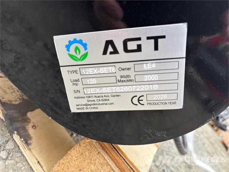 Quantity of (6) AGT 12EX-SET6 Mini Excavator Atta Kiti naudoti statybos komponentai
