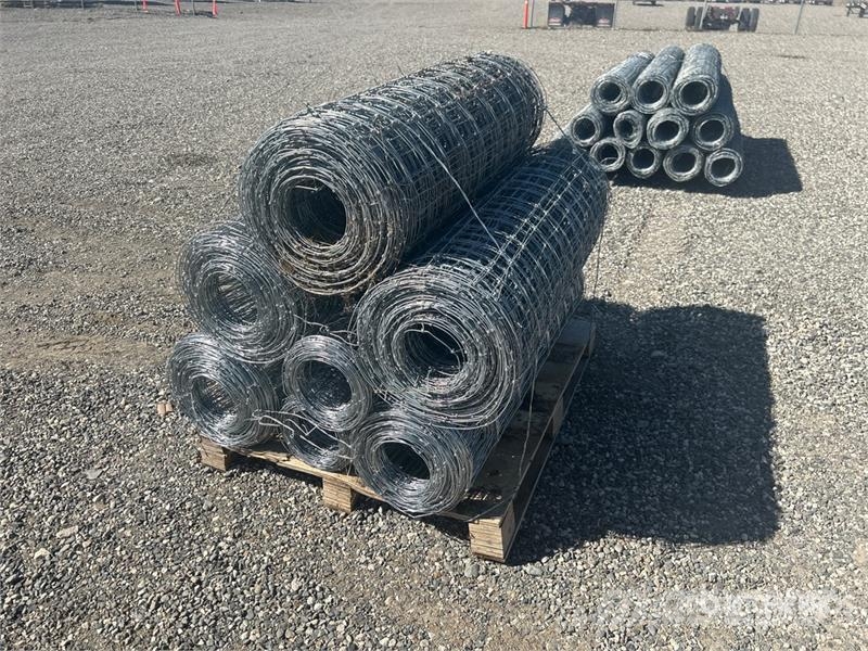Quantity of (6) x 4 ft Galvanized Rolls of Cow Fen Fencing equipment
