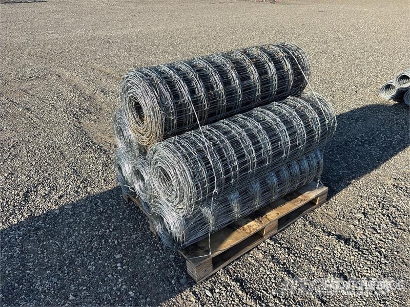  Quantity of (7) x 4 ft Galvanized Rolls of Cow Fen Fencing equipment