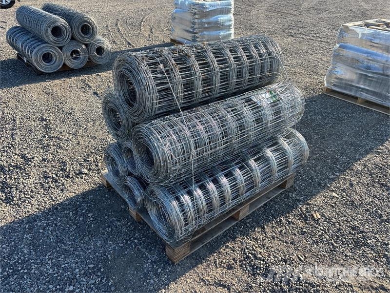  Quantity of (7) x 4 ft Galvanized Rolls of Cow Fen Fencing equipment