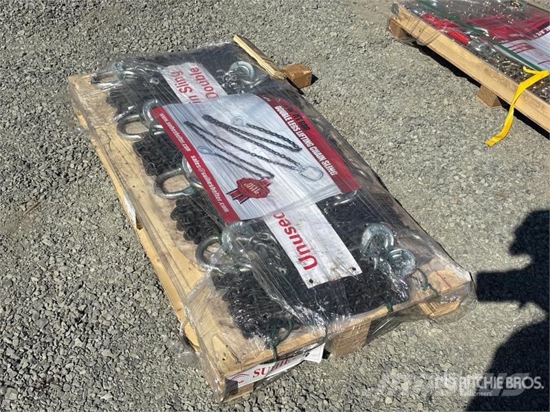 Quantity of (8) Suihe DLS G80 Double Leg Chain Sl Запчастини для кранів