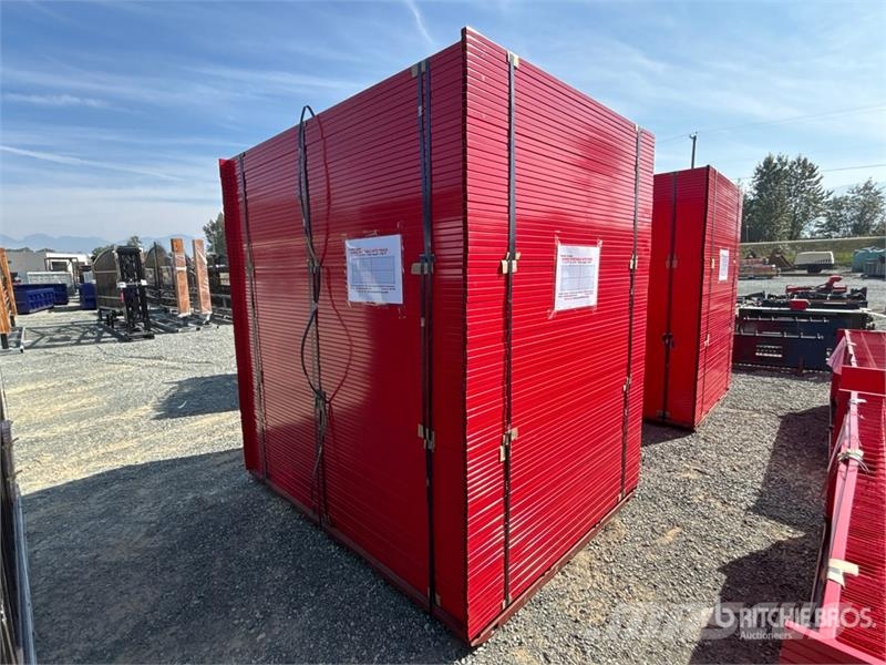 Quantity of (90) Canex 8 ft x 6 ft Powder Coated T Drugi deli