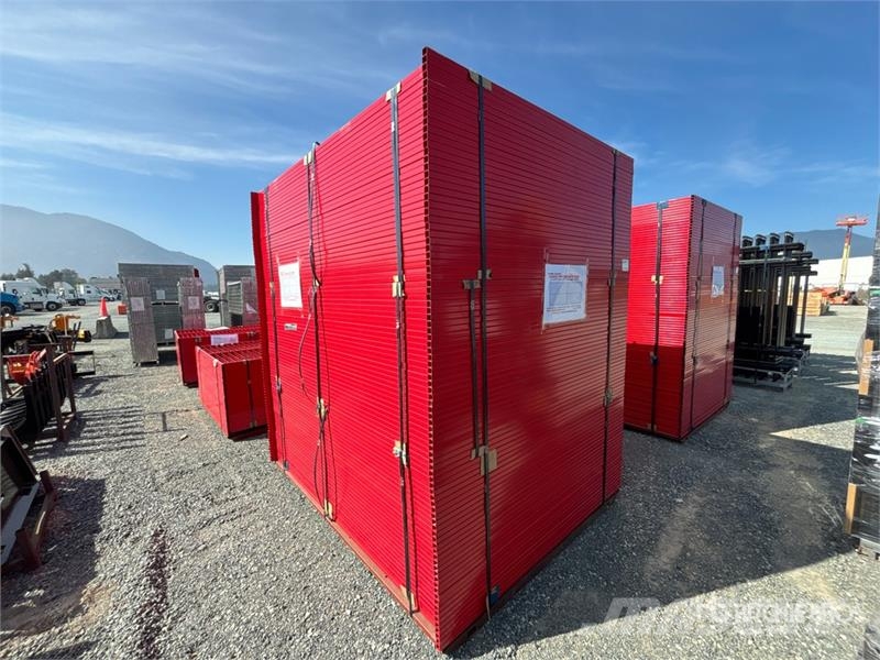 Quantity of (90) Canex 8 ft x 6 ft Powder Coated T Drugi deli