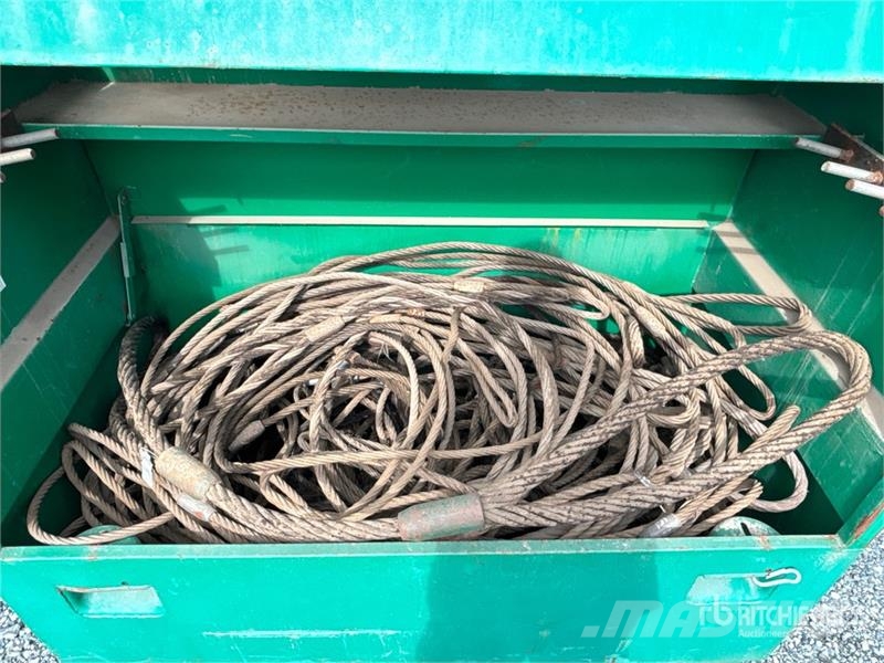  Quantity of Assorted 5/8 in to 3/4 in Wire Rope Li Pacēlāju/krānu aprīkojums