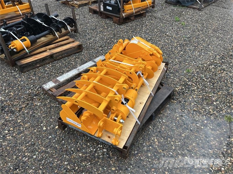  Quantity of Excavator Attachments Andre komponenter