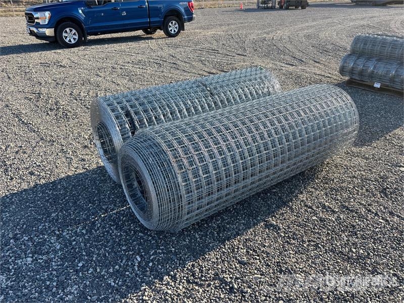  Quantity of x 6 ft Galvanized Rolls of Livestock/D Fencing equipment