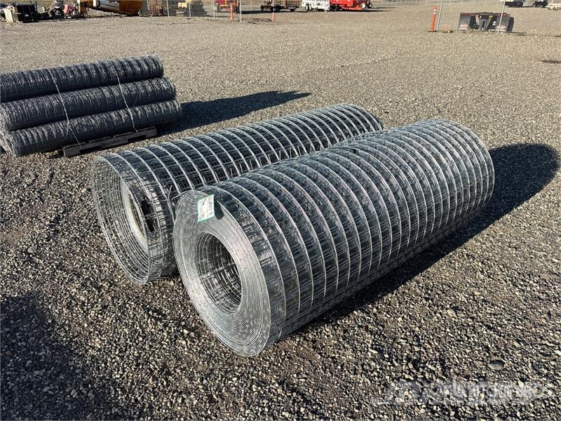  Quantity of x 6 ft Galvanized Rolls of Livestock/D Fencing equipment