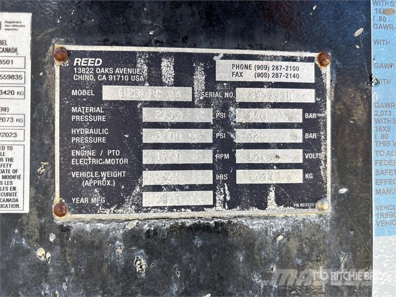 Reed B20HPC Concrete Pump Betonpumpák