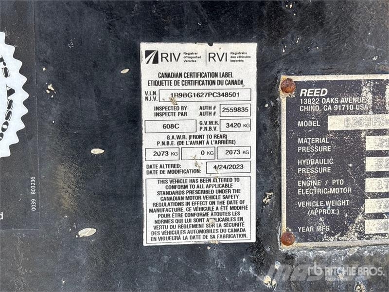 Reed B20HPC Concrete Pump Betonpumpák