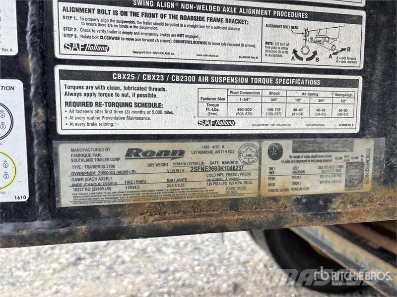 Renn SL1700 Damperli römorklari