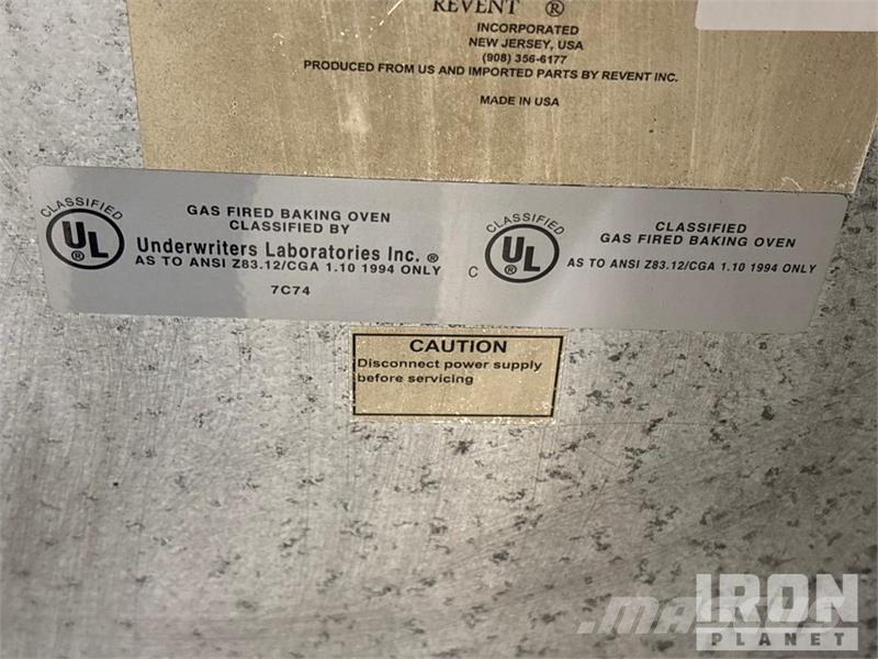 Revent 624U Industrial Oven Andre komponenter
