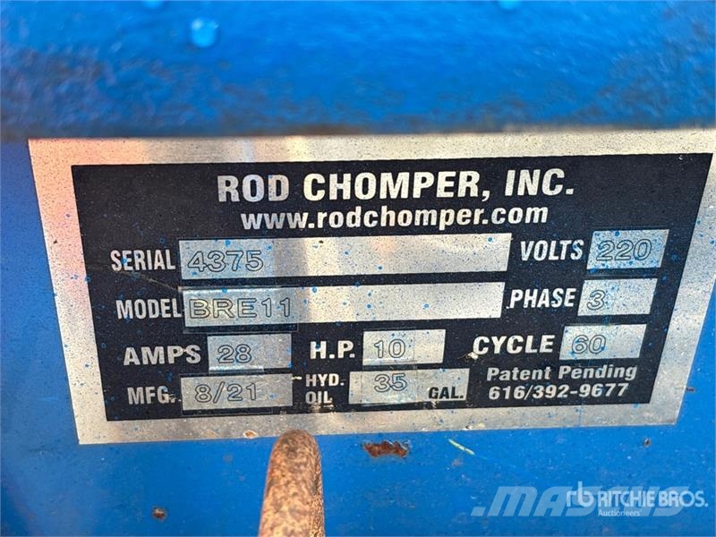  Rod Chomper BRE11 Bar Bender Andre komponenter