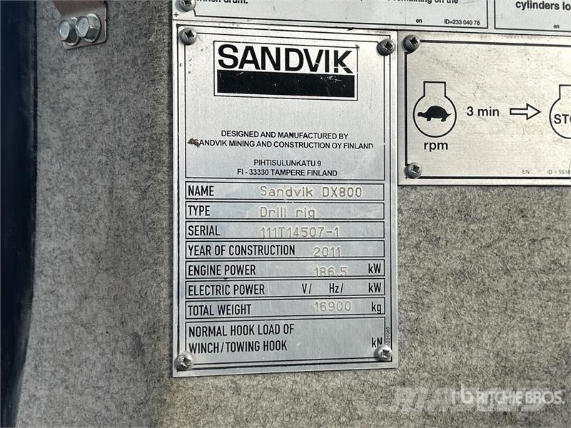 Sandvik DX800 Other drilling equipment