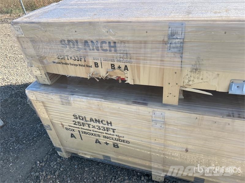  SDL2533DGMS Double Garage Metal Shed (Unused) Stålrammer