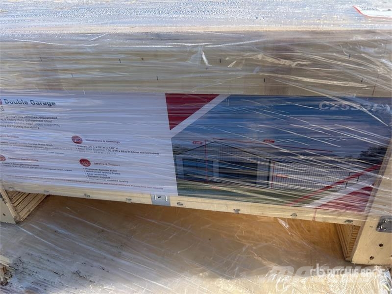  SDL2533DGMS Double Garage Metal Shed (Unused) Teräsrunkorakennukset