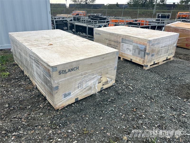 SDL4230TGMS Triple Garage Metal Shed (Unused) Stahlrahmenaufbauten