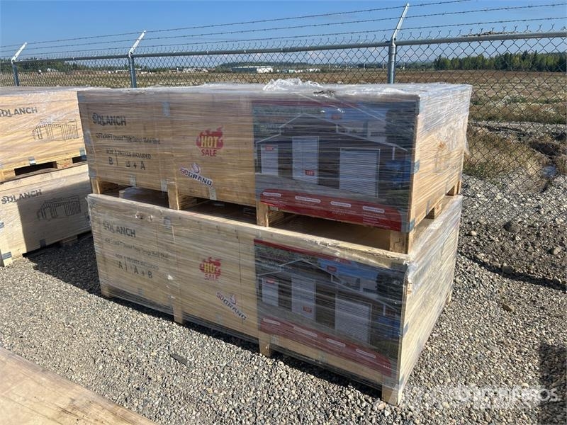 SDL4230TGMS Triple Garage Metal Shed (Unused) Teraskonstruktsiooniga ehitised