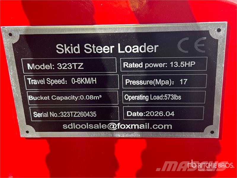 SDLOOL SL-323TZ Mini Skid Steer Loader (Unused) Skid steer loaders