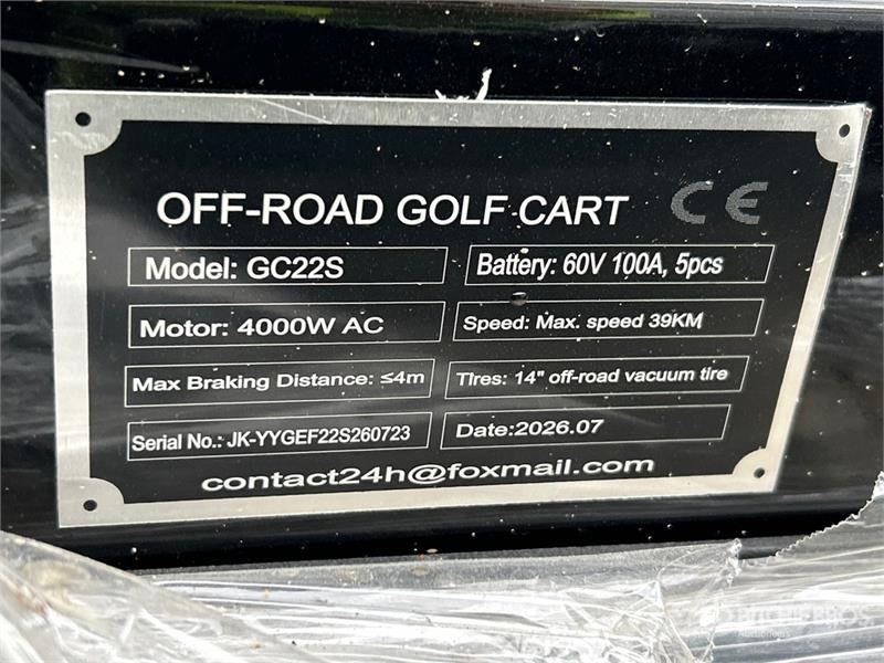  SDLOOL SL-GC22S Electric Off-Road Golf Cart (Unuse Carritos de golf