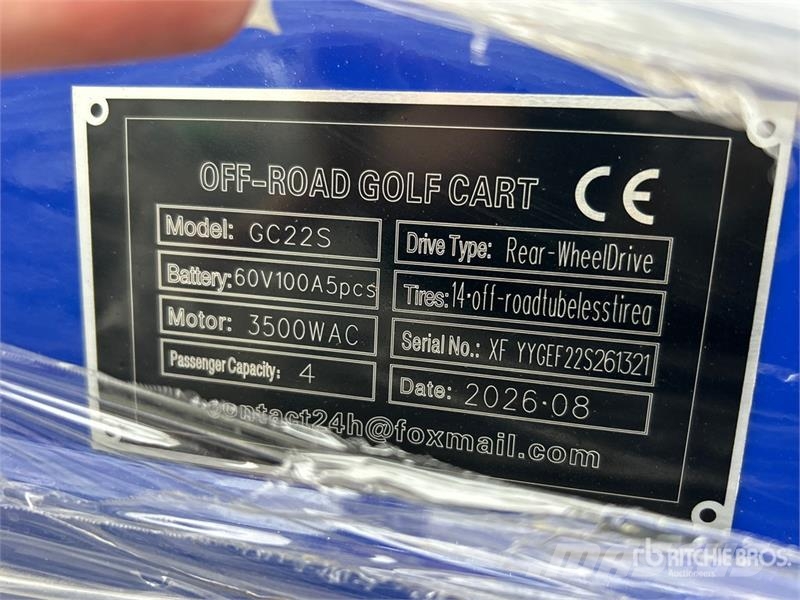  SDLOOL SL-GC22S Electric Off-Road Golf Cart (Unuse Carritos de golf