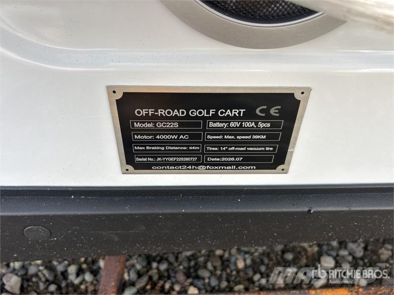 SDLOOL SL-GC22S Electric Off-Road Golf Cart (Unuse Golfikärud