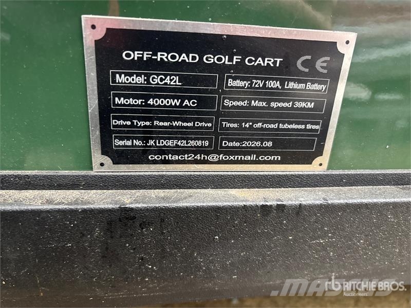  SDLOOL SL-GC42L Off-Road Golf Cart (Unused) عربات الجولف