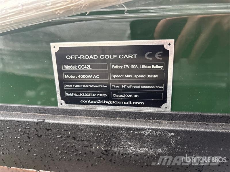  SDLOOL SL-GC42L Off-Road Golf Cart (Unused) عربات الجولف