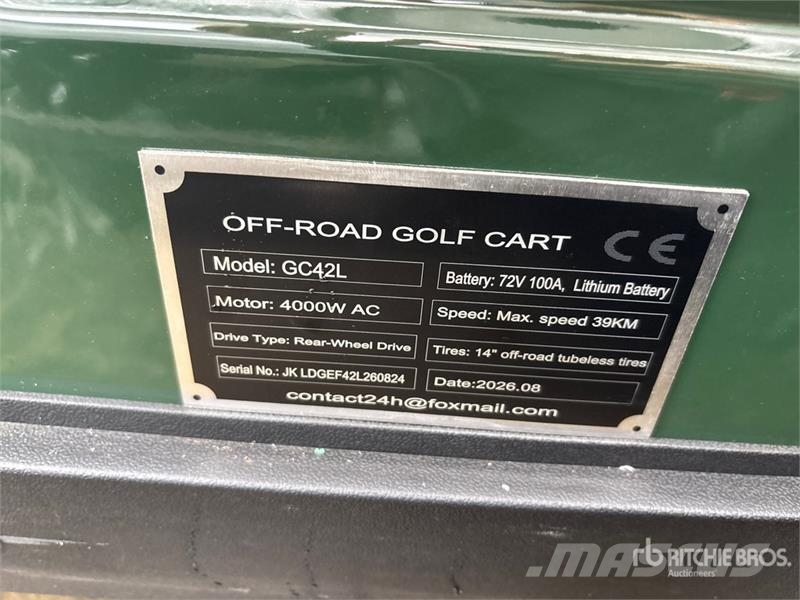  SDLOOL SL-GC42L Off-Road Golf Cart (Unused) عربات الجولف
