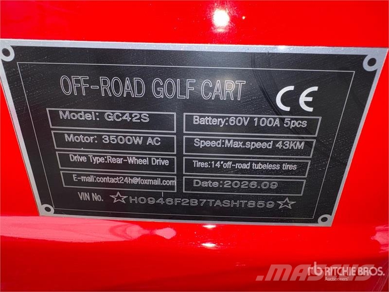 SDLOOL SL-GC42S Electric Off-Road Golf Cart (Unuse Golfkarren / golf carts