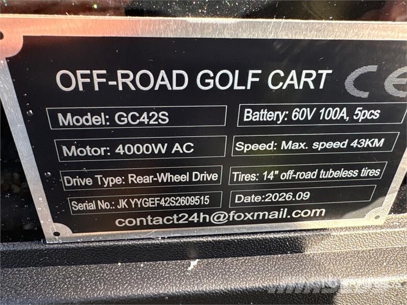 SDLOOL SL-GC42S Electric Off-Road Golf Cart (Unuse Golfkarren / golf carts