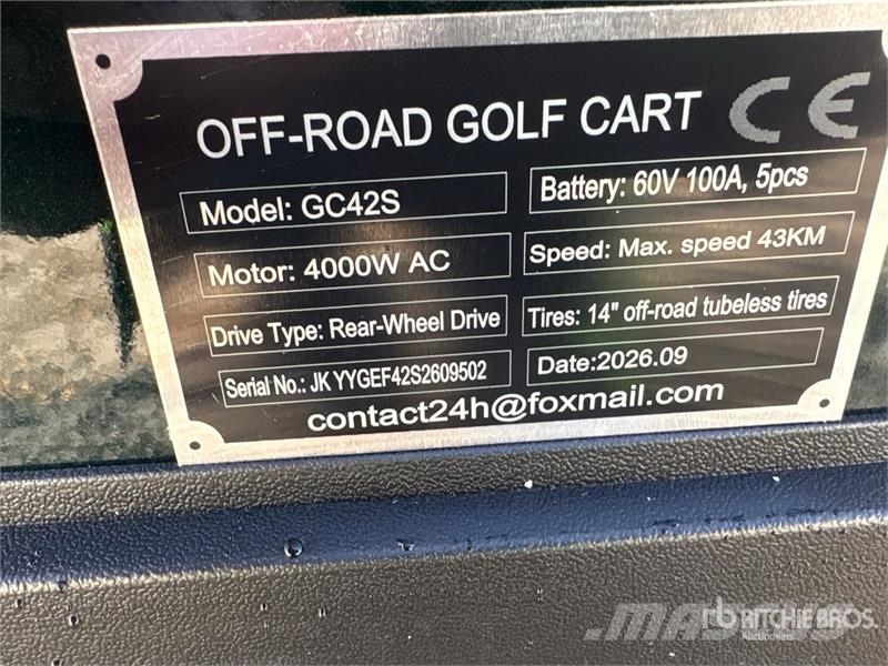 SDLOOL SL-GC42S Electric Off-Road Golf Cart (Unuse Golfkarren / golf carts