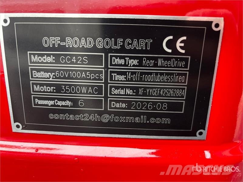 SDLOOL SL-GC42S Electric Off-Road Golf Cart (Unuse Carritos de golf