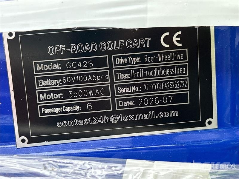 SDLOOL SL-GC42S Electric Off-Road Golf Cart (Unuse Carritos de golf