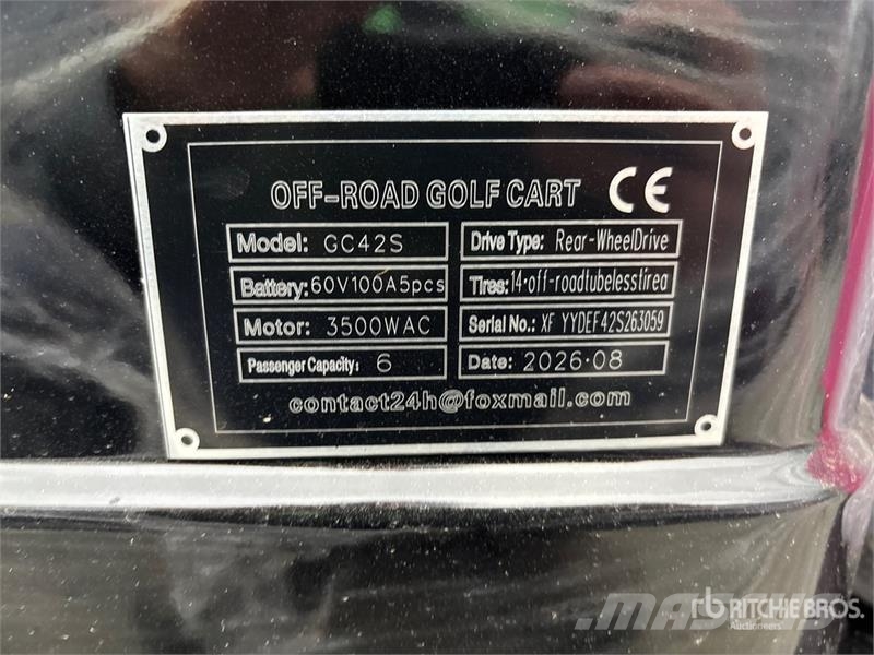  SDLOOL SL-GC42S Electric Off-Road Golf Cart (Unuse Carritos de golf