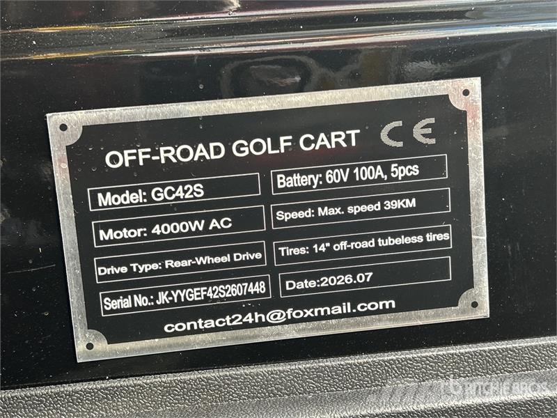 SDLOOL SL-GC42S Electric Off-Road Golf Cart (Unuse Golfkarren / golf carts