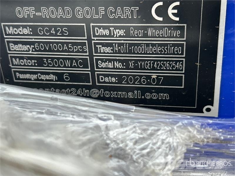 SDLOOL SL-GC42S Electric Off-Road Golf Cart (Unuse Carritos de golf