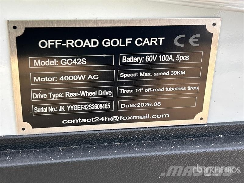 SDLOOL SL-GC42S Electric Off-Road Golf Cart (Unuse Carritos de golf