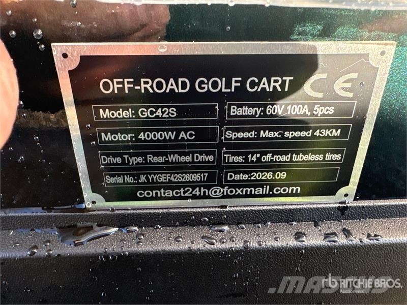 SDLOOL SL-GC42S Electric Off-Road Golf Cart (Unuse Golfkarren / golf carts