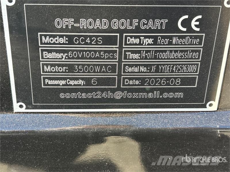 SDLOOL SL-GC42S Electric Off-Road Golf Cart (Unuse Carritos de golf