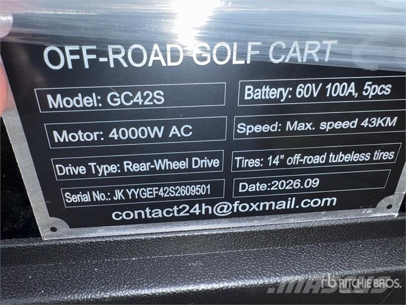 SDLOOL SL-GC42S Electric Off-Road Golf Cart (Unuse Golfkarren / golf carts