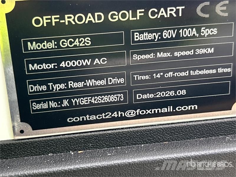 SDLOOL SL-GC42S Electric Off-Road Golf Cart (Unuse Carritos de golf