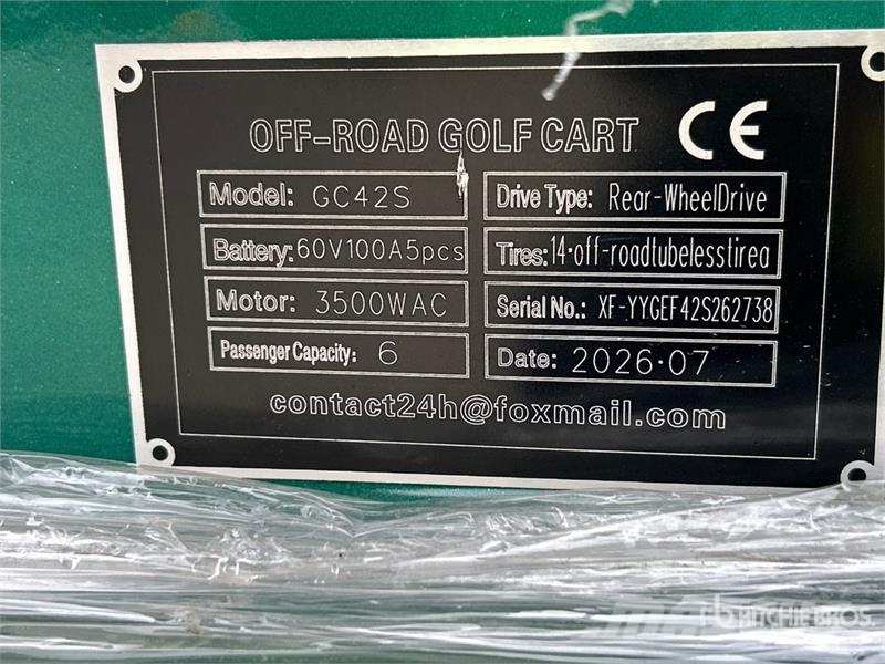  SDLOOL SL-GC42S Electric Off-Road Golf Cart (Unuse Carritos de golf